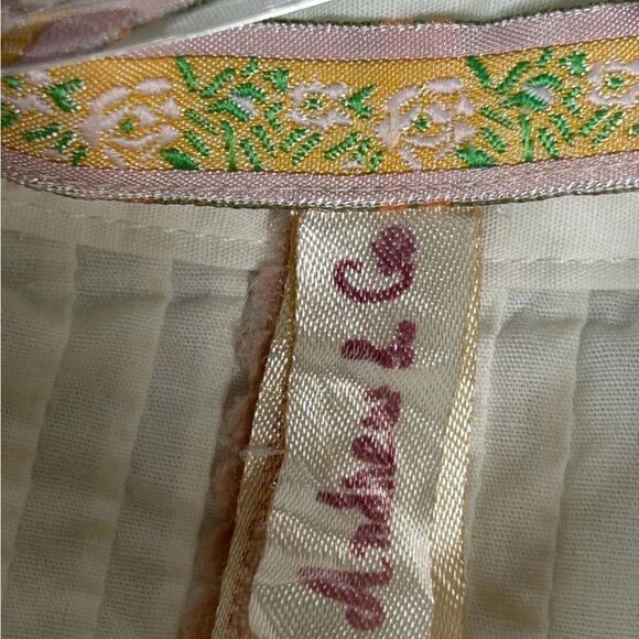 Andrew & Co ladies shirt button fairycore academia medium cotton y2k 90s crochet - Picture 3 of 9